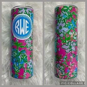 Lilly Pulitzer INSPIRED 20oz tumbler monogrammed